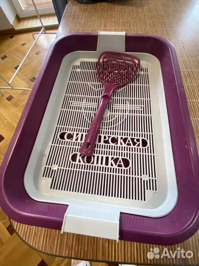 Лоток для котенка с лопаточкой