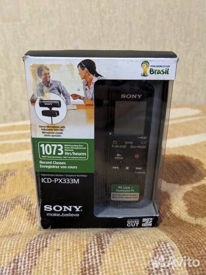 Диктофон цифровой sony ICD-PX333M