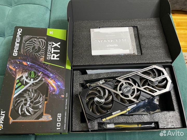 Видео карта RTX 3080 Palit Gaming Pro 5 шт