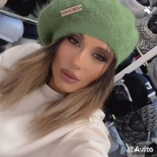 Берет женскийновый