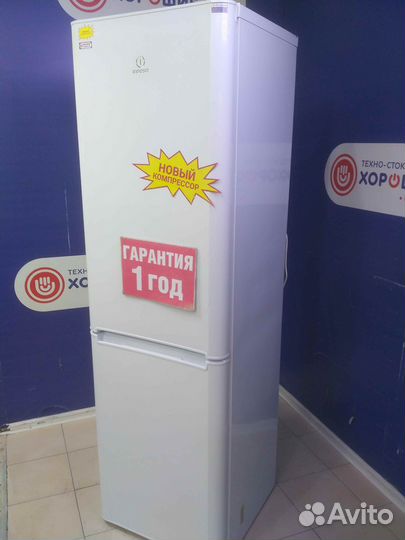 Холодильник бу indesit с гарантией 1 год