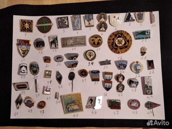 Значки СССР турист