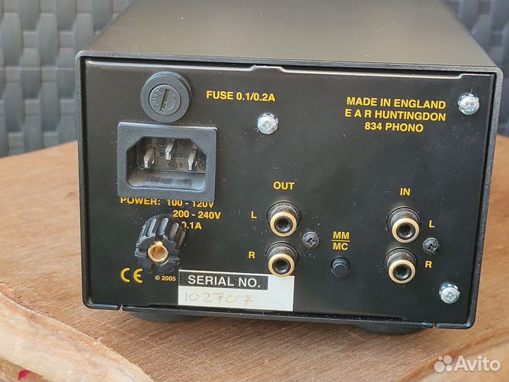 E.A.R. 834 Phono
