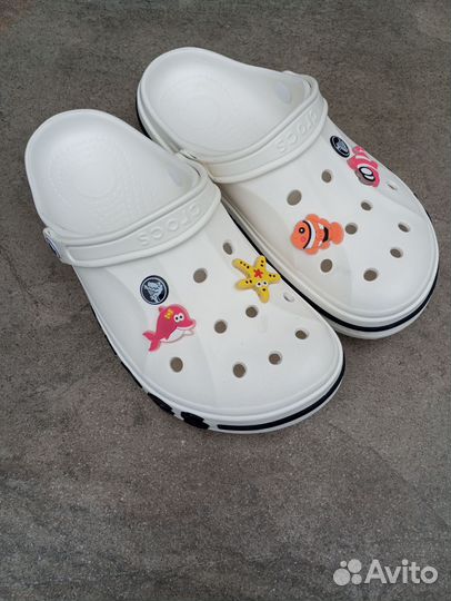 Crocs сабо женские белый