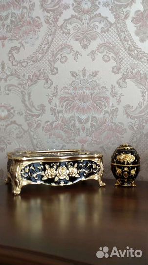 Шкатулка салфетница и яйцо для зубчисток