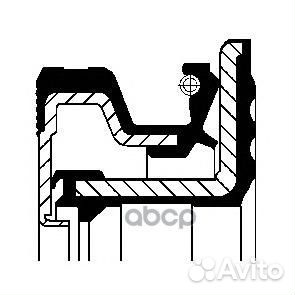 190 367 85C сальник ступицы FPM 132x172x12 MA