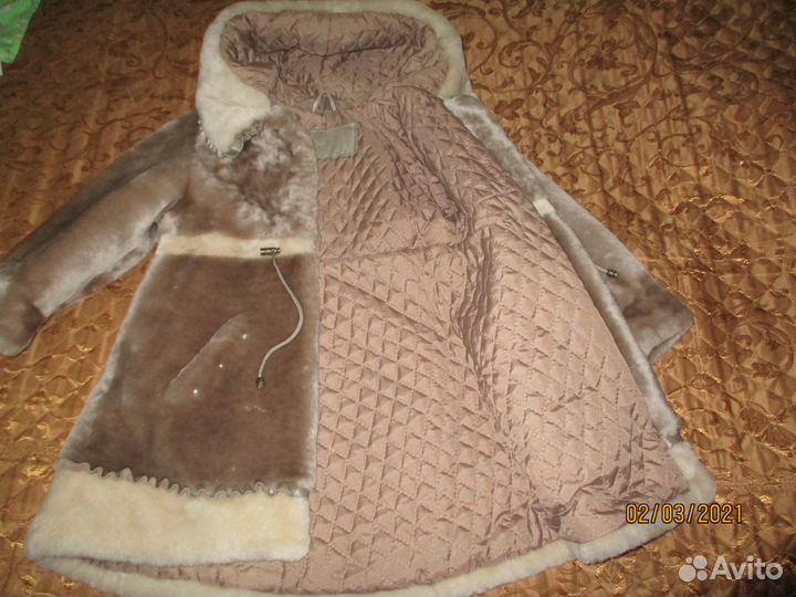 Шуба для девочки 4-7 лет