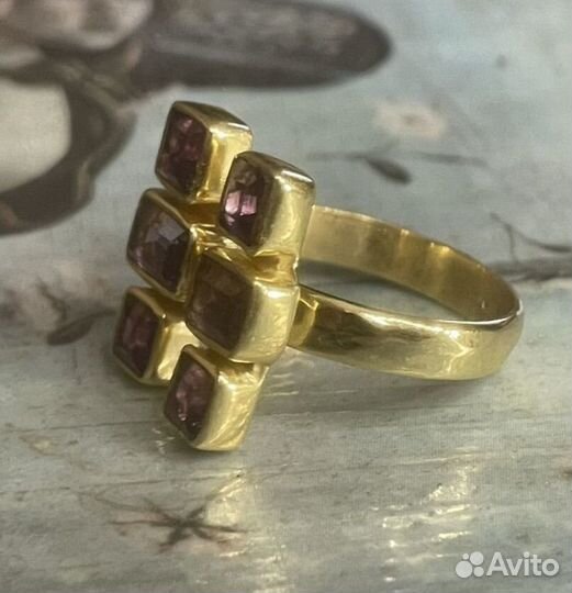 Серебряное кольцо с аметистом 925