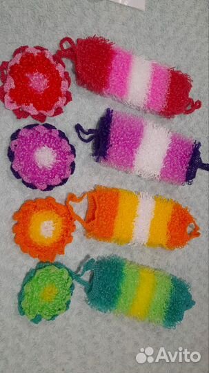 Мочалка ручной работы