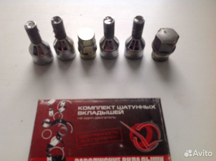 Вкладыши шатунные, секретки, борт комп