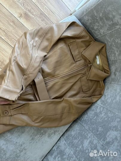 Кожаный комбинезон zara mango 12storeez