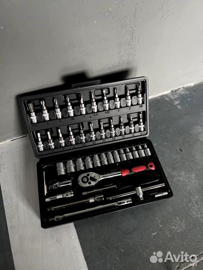 Набор головок 46 предметов