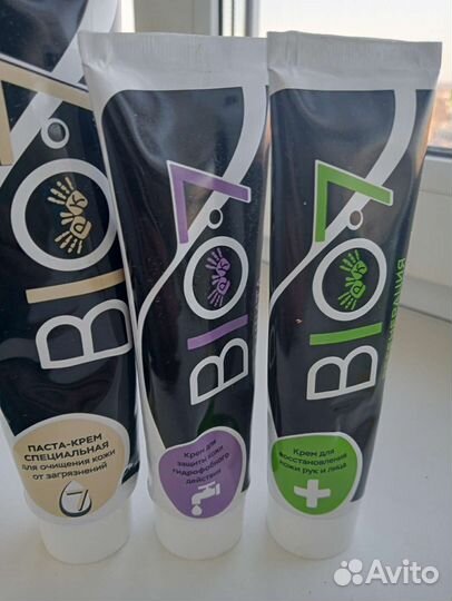 Крема для очистки защиты и восстановления кожи рук