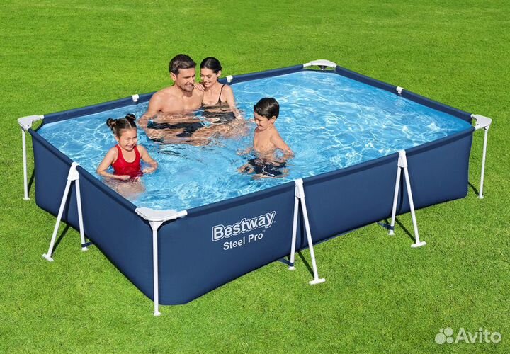 Каркасный бассейн 300*201*66 см Bestway 56411
