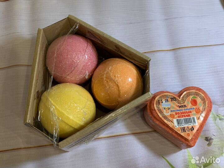 Бомбочки для ванны гейзер бурлящий шар