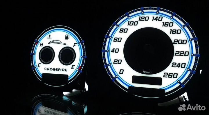 Шкалы приборов Chrysler Crossfire (04-08) V2