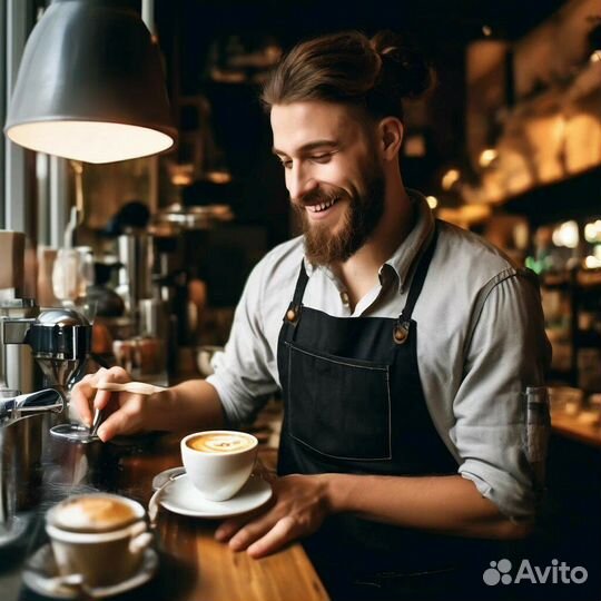 Работа бариста в кофейню
