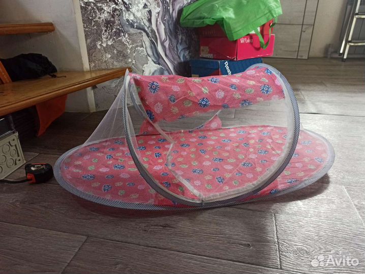 Манеж для самых маленьких, москитная сетка