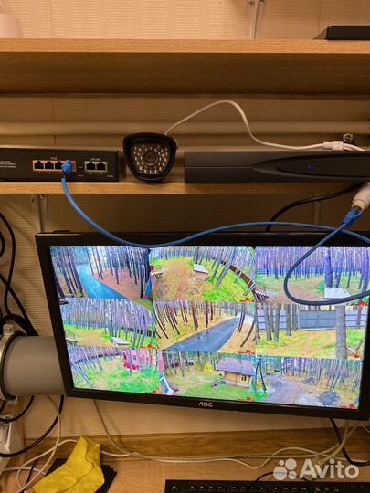 4 Мрх. IP базовый комплект видеонаблюдения