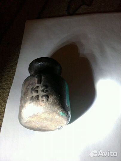 Гиря весовая / Весы ручные старинные