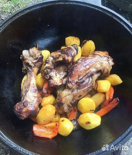 Чугунный казан