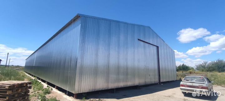 Строительство каркасных и бескаркасных ангаров