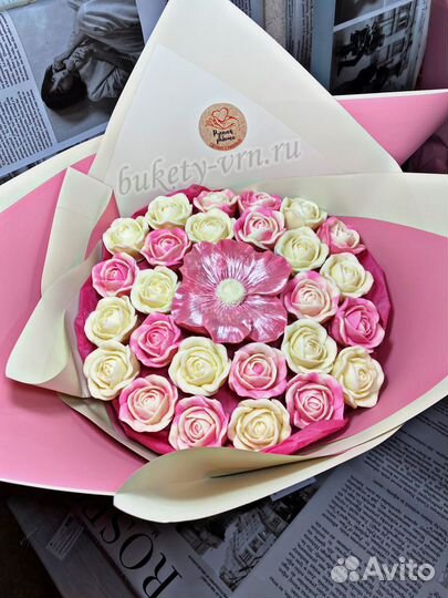 Съедобный букет/шоколадные розы / сладкий подарок