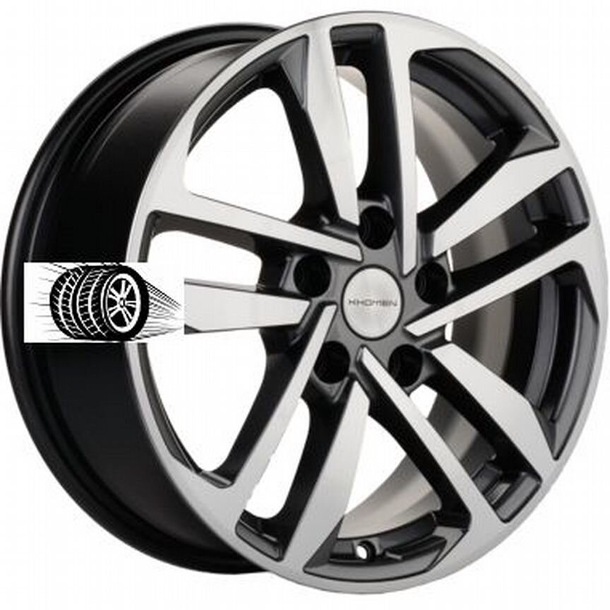Литые диски Khomen Wheels 6.5×R16 5×114.3