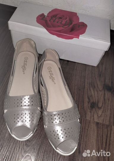 Туфли балетки новые р.38