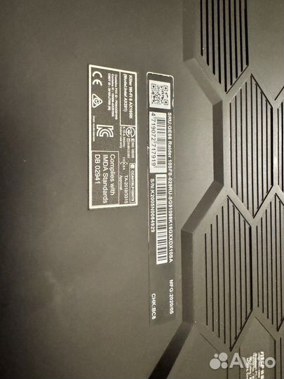 Игровой ноутбук MSI GE66 Raider