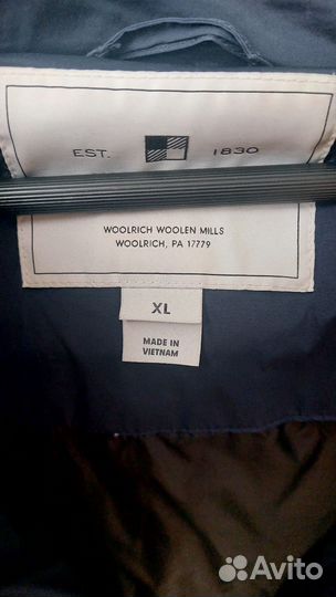 Пуховик woolrich женский