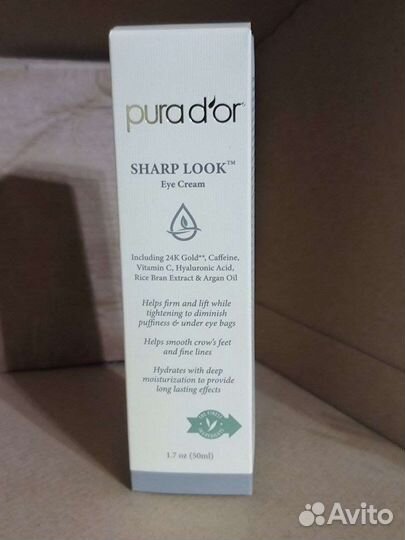 Крем для кожи вокруг глаз pura D'OR 50мл США