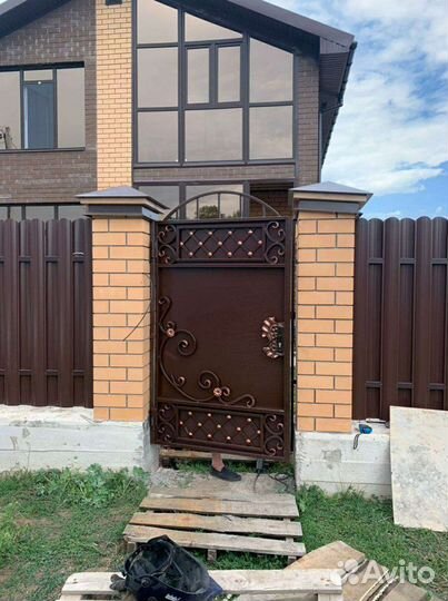 Ворота кованые распашные