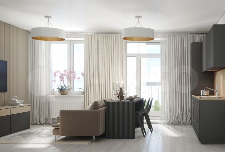 2-к. квартира, 38,7 м², 19/25 эт.