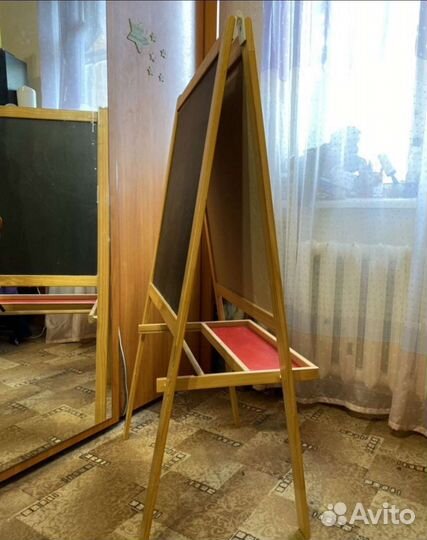 Меловая доска с магнитной стороной