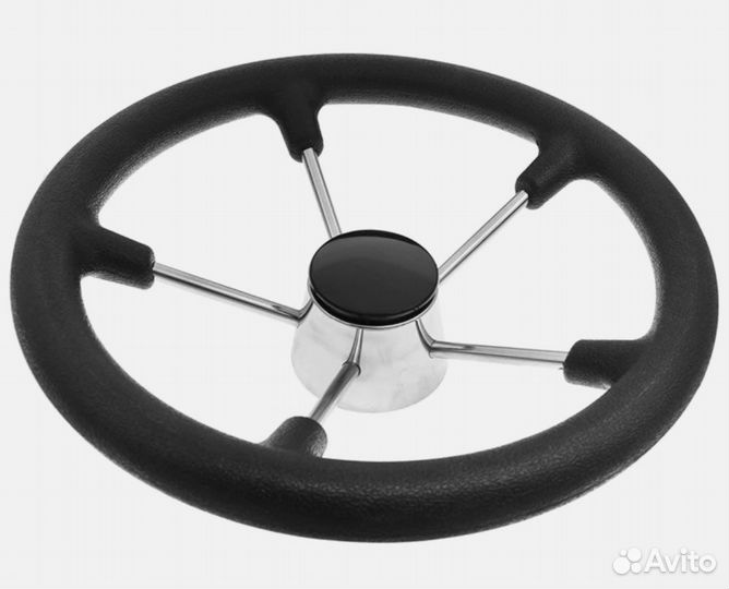 Руль, штурвал для лодки, катера, яхты