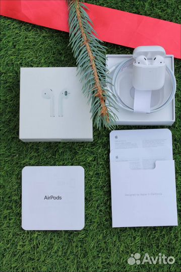 Беспроводные наушники apple airpods 2