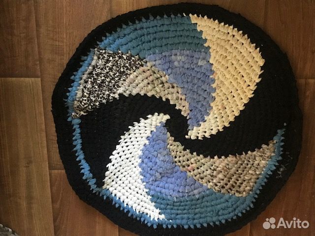 Коврики круглые плетеные