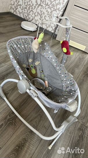 Детские качели шезлонг