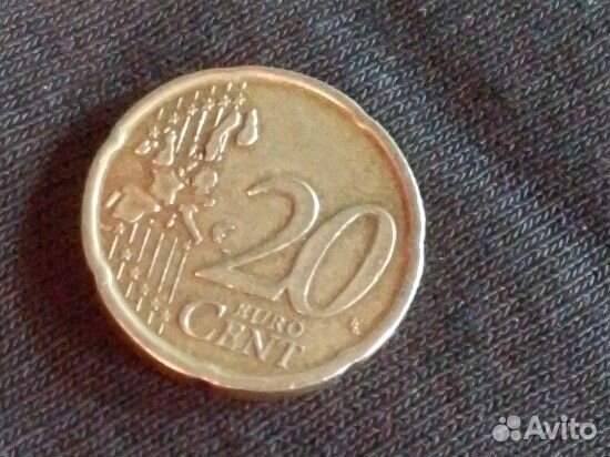 Монета 20 евро цент Испания 1999 г