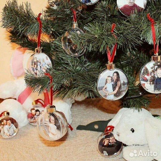 Елочные шары с фото