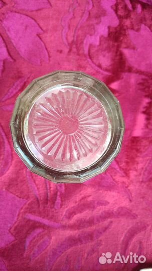 Стакан граненый с гравировкой корабля