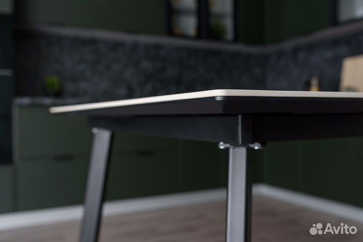 Граф Стол обеденный керамический (80х100 см) Серый