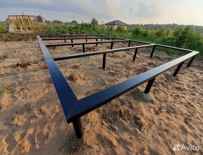 Фундамент на винтовых сваях