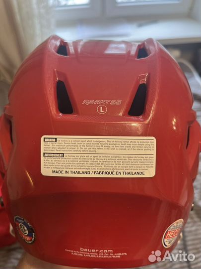 Хоккейный шлем bauer re-akt 95 L