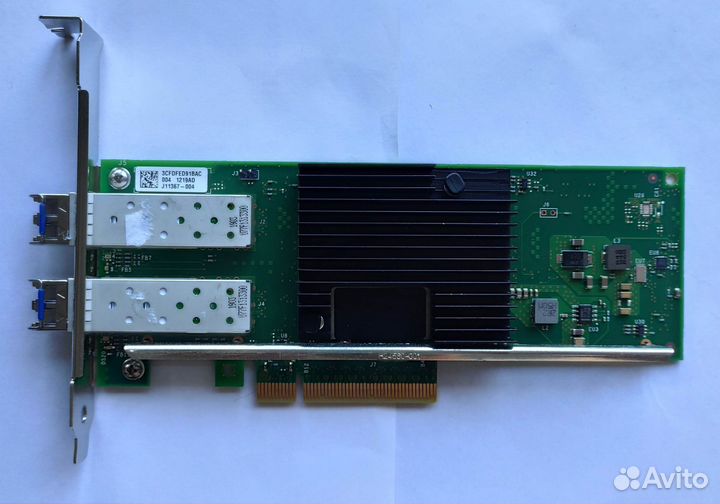 Ethernet адаптер 10gb/s intel x710 da2