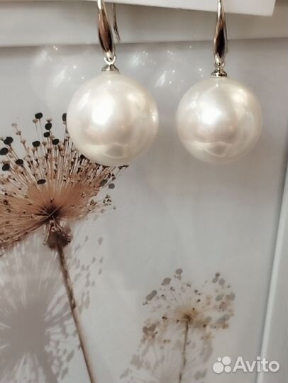 Серьги с жемчугом