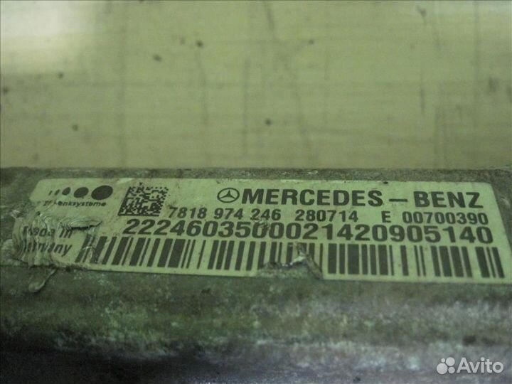 Рулевая рейка Mercedes W222 217 Мерседес в222 С-кл