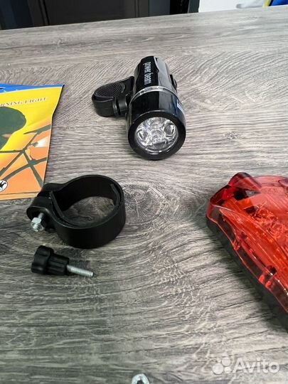 Фонарь велосипедный передний задний батарейки