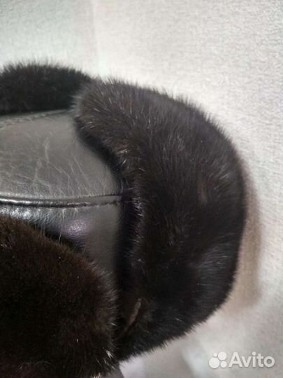 Шапка ушанка мужская норка